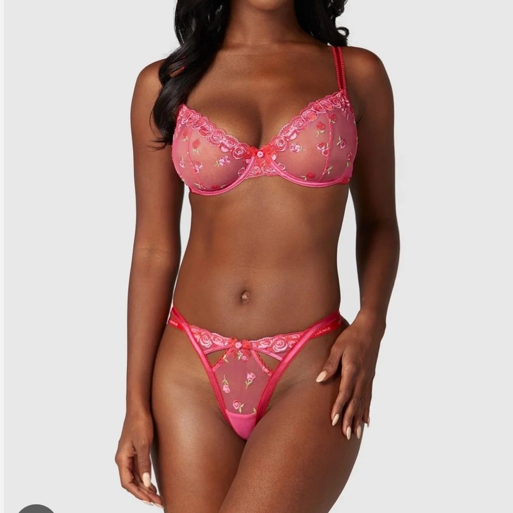 lounge underwear blush balcony set